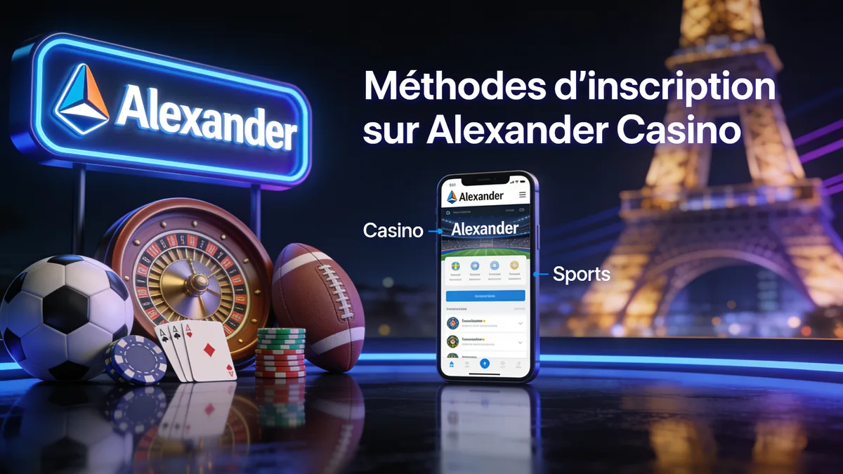 Méthodes d'inscription sur Alexander Casino — alexander casino en France